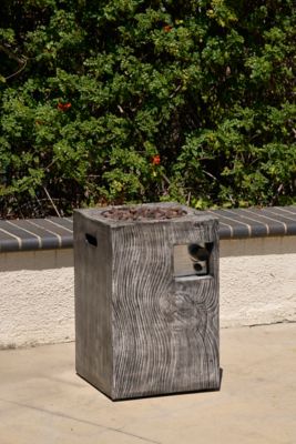 Image showing 7 th HeatMaxx 16 in. Column Propane Gas Fire Table, 30,000 BTU