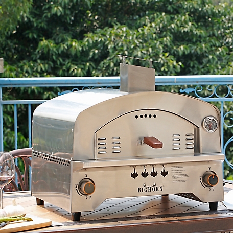 BIG HORN Pellet Pizza Oven Stainless Steel at Tractor Supply Co.