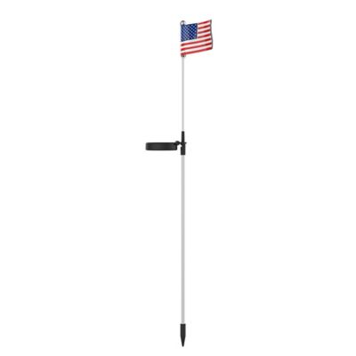 Lux-Landscape 3-Lumen Solar American Flag Light