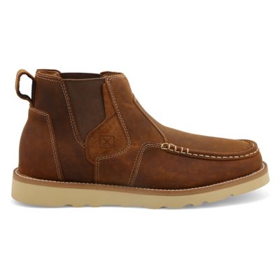 Image showing 4 th Twisted X Men's Chelsea Wedge Sole Boots, 4 in.