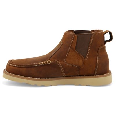 Image showing 6 th Twisted X Men's Chelsea Wedge Sole Boots, 4 in.