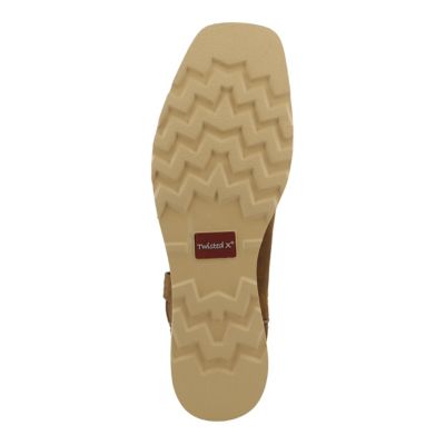 Image showing 1 th Twisted X Men's Square Toe Work Pull-On Wedge Sole Boots, 10 in.