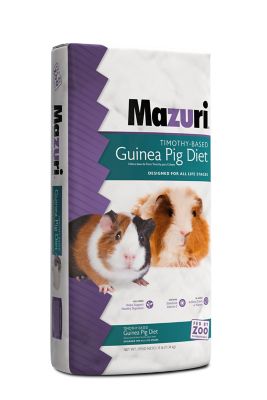 Mazuri Timothy-Hay Based Pelleted Guinea Pig Food, 25 lb. Bag