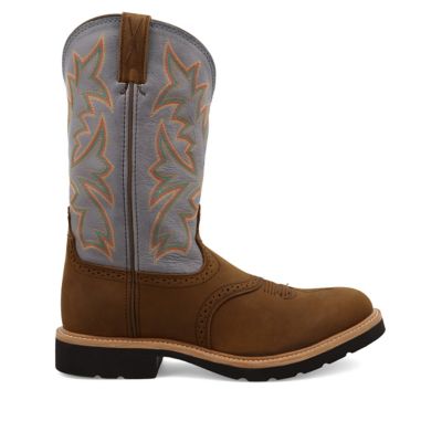 Image showing  Men's U Toe Western Work Boots, 12 in.