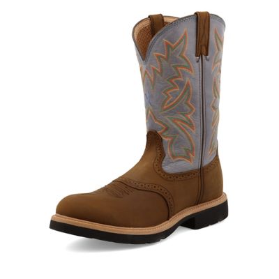 Twisted X Men's U Toe Western Work Boots, 12 in.