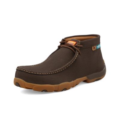 Twisted X Men's Nano Toe Work Chukka Driving Moc Shoes, MDMNTW1