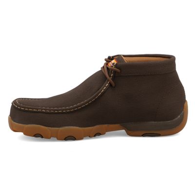 Image showing 6 th Twisted X Men's Nano Toe Work Chukka Driving Moc Shoes, MDMNTW1