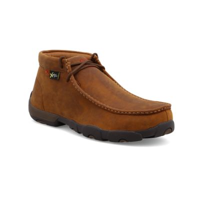 Image showing 6 th Twisted X Men's Moc Toe Chukka Driving Moc Work Boots