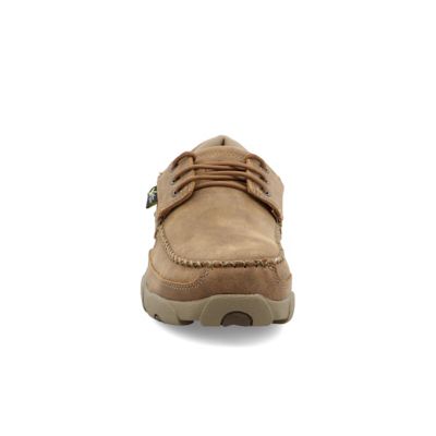 Image showing  Men's Moc Toe Driving Moc Work Boat Shoes
