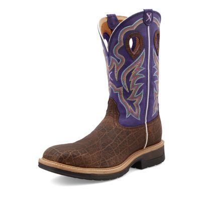 Twisted X Men's Alloy Toe Western Work Boots, 12 in., MLCA006