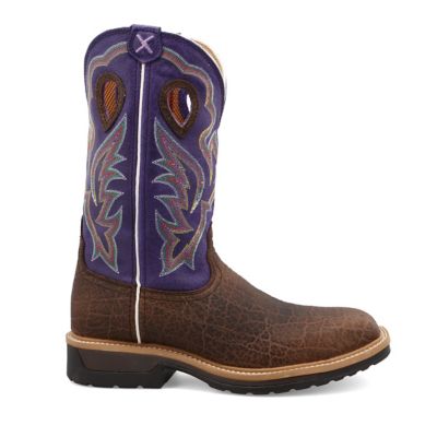 Image showing  Men's Alloy Toe Western Work Boots, 12 in., MLCA006