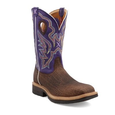Image showing 7 th Twisted X Men's Alloy Toe Western Work Boots, 12 in., MLCA006