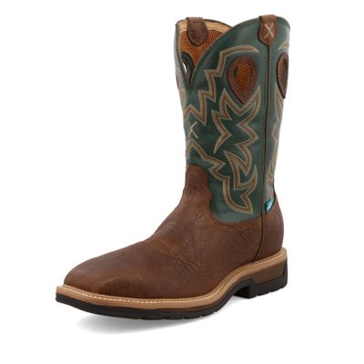 Twisted X Men's Western Work Boots, 12 in., MLCSW01-D-07
