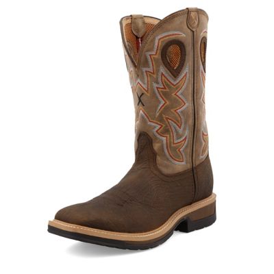 Image showing 0 th Twisted X Men's WS Toe Western Work Boots, 12 in., MLCW022