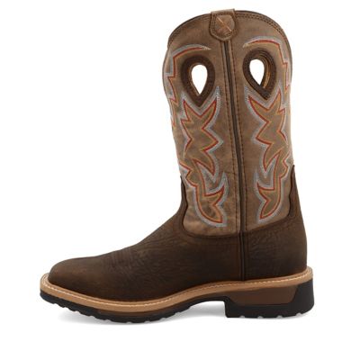 Image showing 6 th Twisted X Men's WS Toe Western Work Boots, 12 in., MLCW022