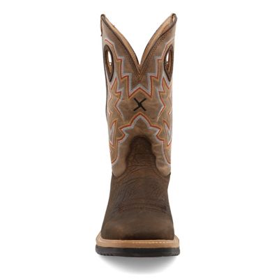 Image showing  Men's WS Toe Western Work Boots, 12 in., MLCW022