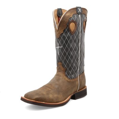 【M】 Twisted X Men's 14 in. Ruff Stock Boots, MRS0027 at Tractor
