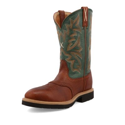 Twisted X Men's Western Work Boots, 12 in., MSC0005-D-07