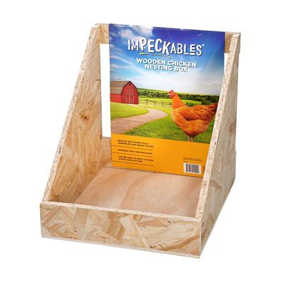 Image showing 6 th ImPECKables Wooden Chicken Nesting Box