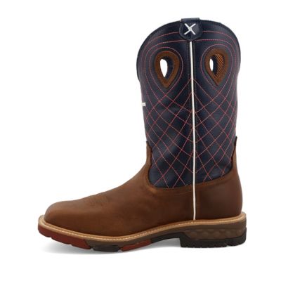 Image showing 6 th Twisted X Men's Alloy Toe Western Work Boots, 12 in., MXBAW01-B-08