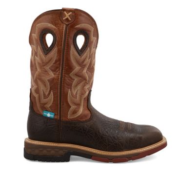 Image showing 4 th Twisted X Men's Alloy Toe Western Work Boots, 12 in., MXBAW02