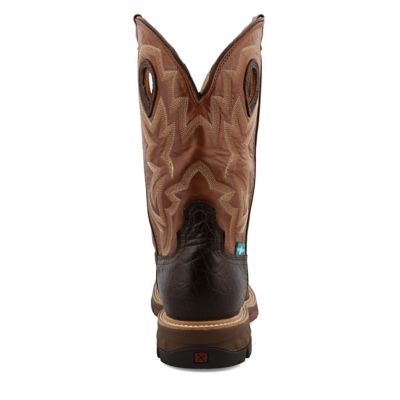 Image showing 5 th Twisted X Men's Alloy Toe Western Work Boots, 12 in., MXBAW02