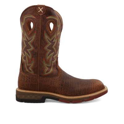 Image showing 4 th Twisted X Men's Composite Toe Western Work Boots, 12 in., MXBN001