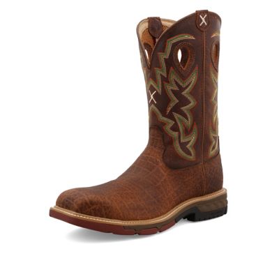 Twisted X Men's 12 in. Western Work Boot, MXBN001