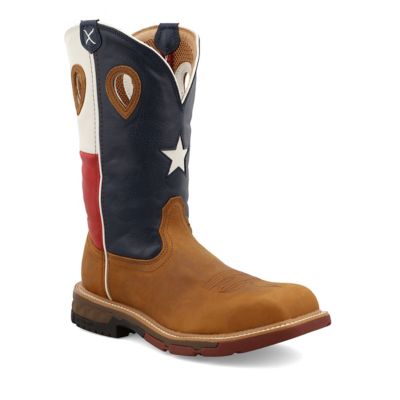 Image showing 7 th Twisted X Men's Composite Toe Western Work Boots, 12 in., MXBN004