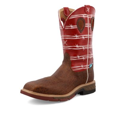 Twisted X Men's Composite Toe Western Work Boots, 12 in., MXBNW01
