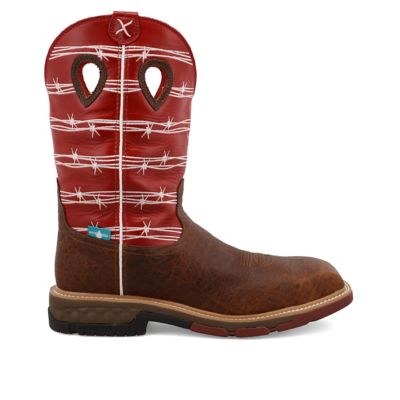 Image showing 4 th Twisted X Men's Composite Toe Western Work Boots, 12 in., MXBNW01
