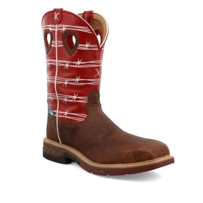 Image showing 7 th Twisted X Men's Composite Toe Western Work Boots, 12 in., MXBNW01