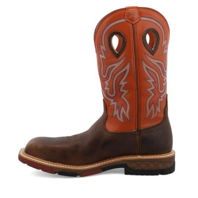 Image showing 6 th Twisted X Men's Composite Toe Western Work Boots, 12 in., MXBNW03