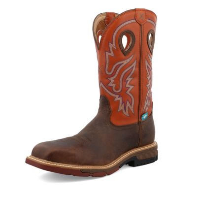 Twisted X Men's Composite Toe Western Work Boots, 12 in., MXBNW03