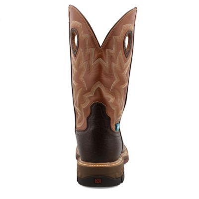 Image showing 5 th Twisted X Men's WS Toe Western Work Boots, 12 in., MXBW002