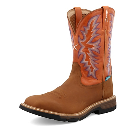 Twisted X Men's 11 in. Western Work Boot, MXBW004