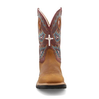 Image showing  Men's Square Toe Western Work Boots, 12 in., MXBW005-EE-14