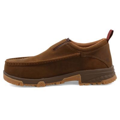 Image showing 6 th Twisted X Men's Composite Toe Driving Moc Slip-On Work Shoes