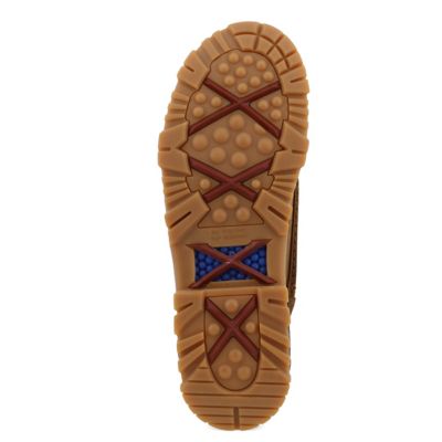 Image showing  Men's Composite Toe Driving Moc Slip-On Work Shoes