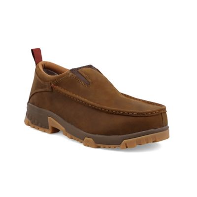 Image showing 7 th Twisted X Men's Composite Toe Driving Moc Slip-On Work Shoes