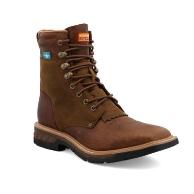 Image showing 7 th Twisted X Men's CellStretch Soft Toe Lacer Boots, 8 in.