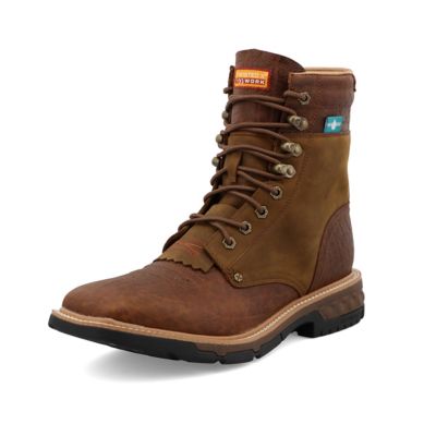 Twisted X Men's CellStretch Soft Toe Lacer Boots, 8 in.