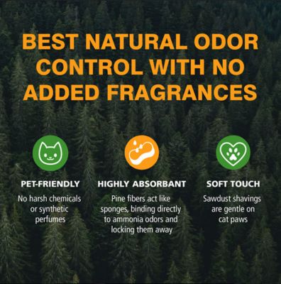 Image showing 5 th Arm & Hammer Feline Pine Original Unscented Non-Clumping Cat Litter, 20 lb. Bag