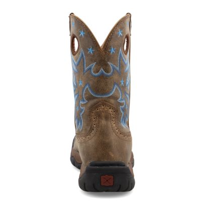 Image showing 5 th Twisted X Women's Soft Toe All Around Work Boots, 9 in., WAB0004