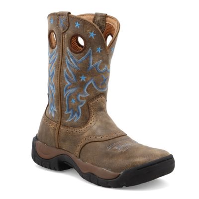 Image showing 7 th Twisted X Women's Soft Toe All Around Work Boots, 9 in., WAB0004