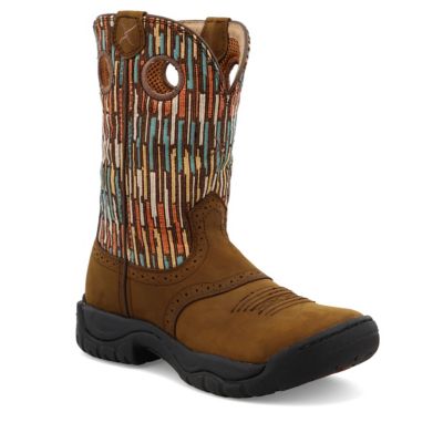 Image showing 7 th Twisted X Women's Soft Toe All Around Work Boots, 9 in., WAB0013