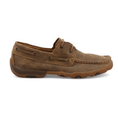 Image showing 4 th Twisted X Women's Driving Moc Boat Shoes, WDM0003