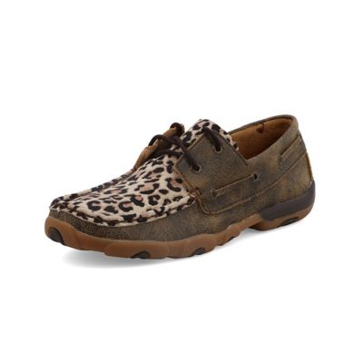 Image showing 0 th Twisted X Women's Boat Shoe Driving Moc, WDM0057