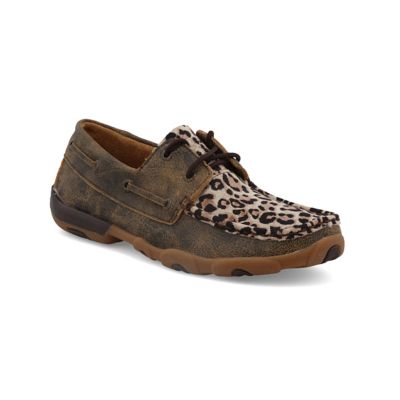 Image showing 7 th Twisted X Women's Boat Shoe Driving Moc, WDM0057