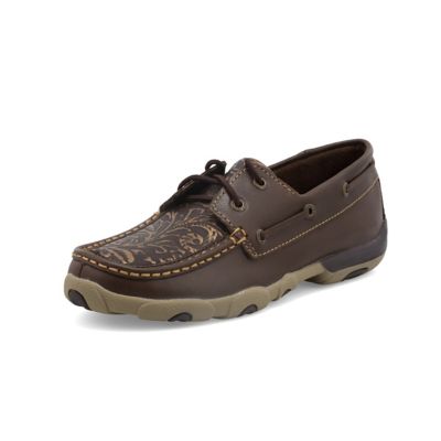 Twisted X Women's Boat Shoe Driving Moc, WDM0070